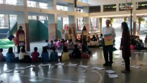 Pallavi Bhurkay conducting workshop